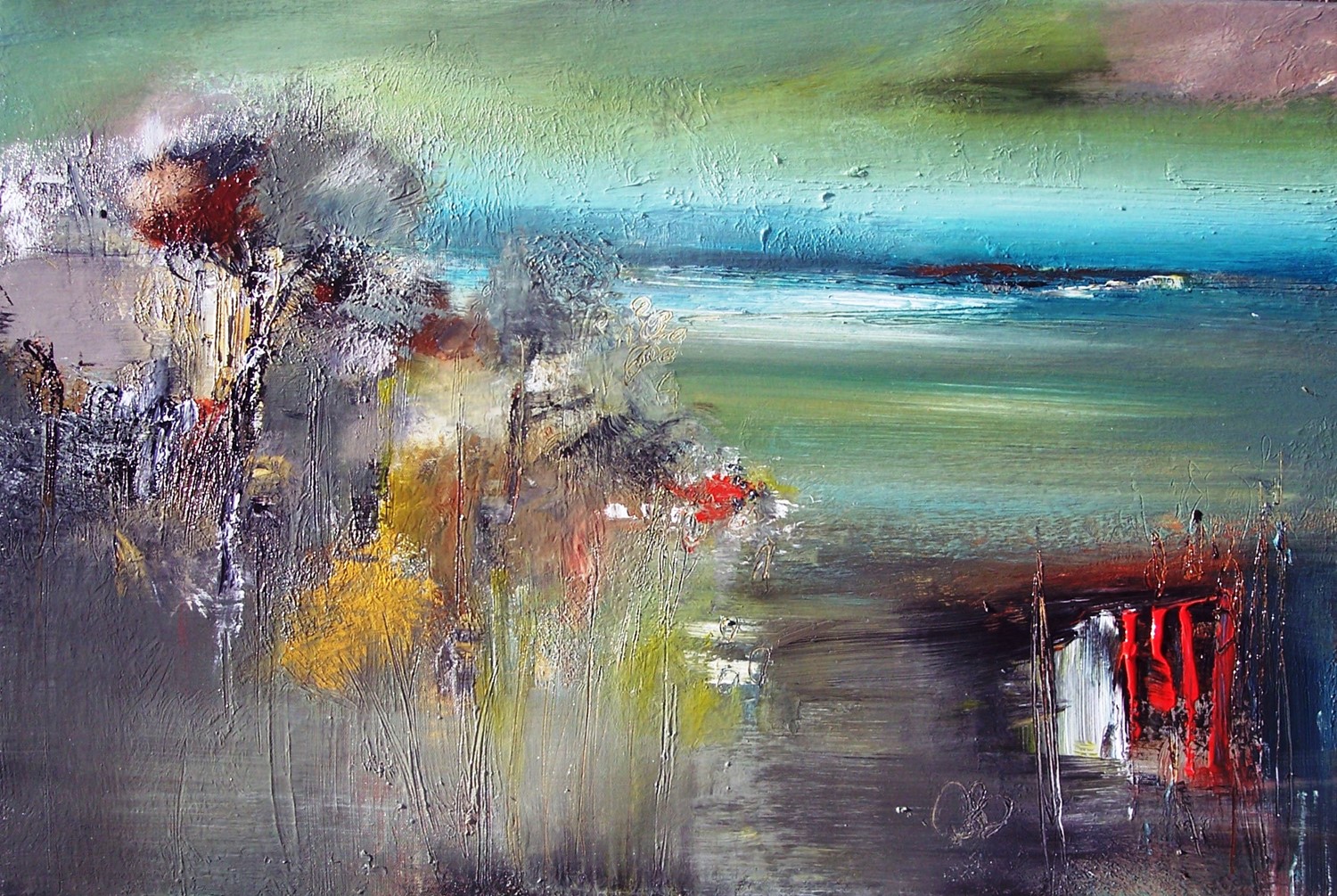 'Into the Clearing Acrylic' by artist Rosanne Barr